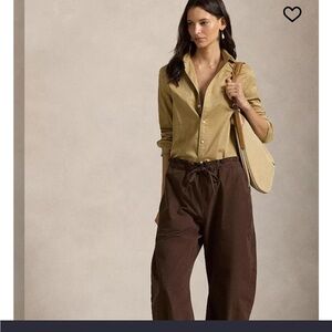 J. Crew tan color long sleeve Shirt